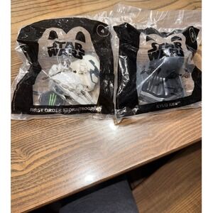 McDonalds Star‎ Wars First Order Stormtrooper Kylo Ren Happy Meal Toys Lot